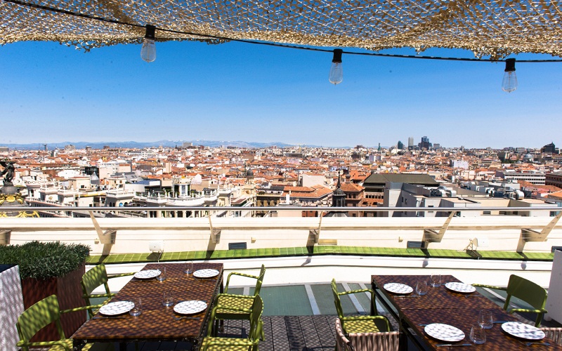 the rooftop bars Madrid