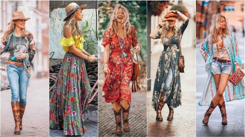 Bohemia dress: how to wear it without looking disguised