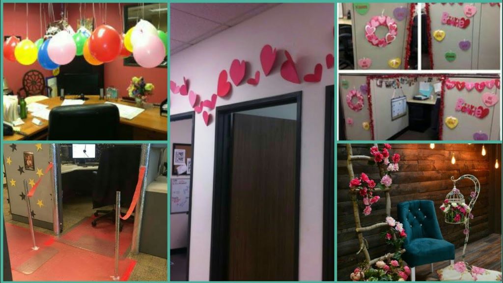 Decorating the Office Valentine's Day