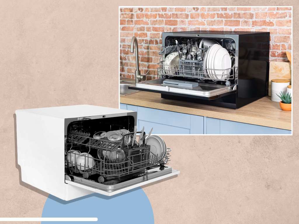 What is the best way to clean a portable dishwasher