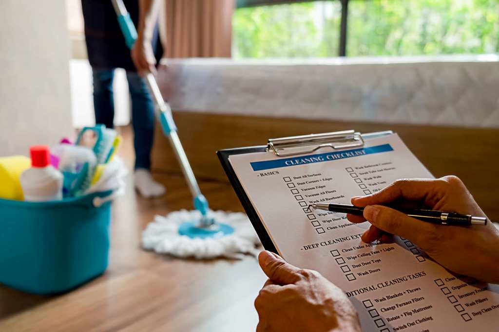 How to deep clean your room checklist