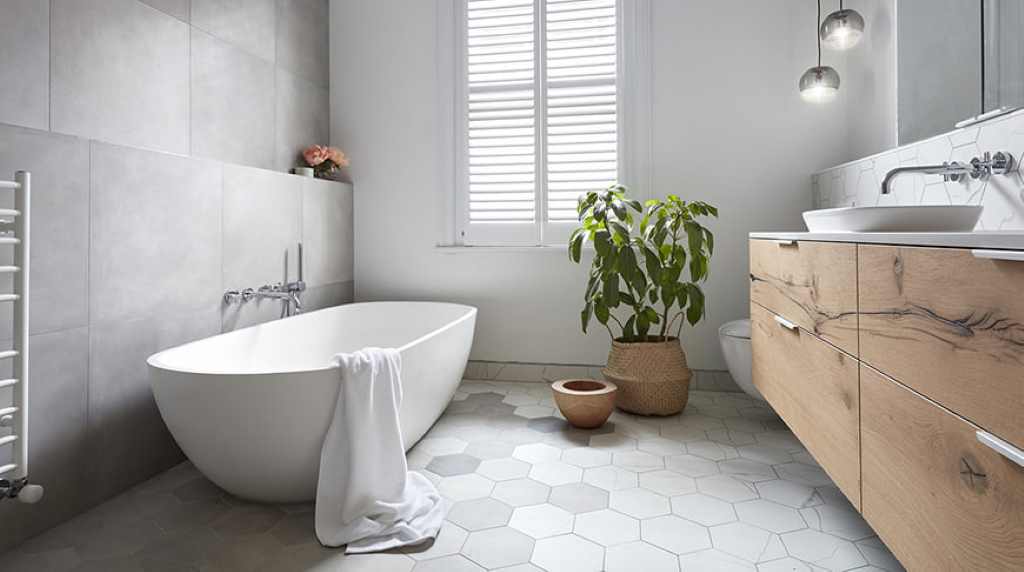 How freestanding bath are secured to the floor