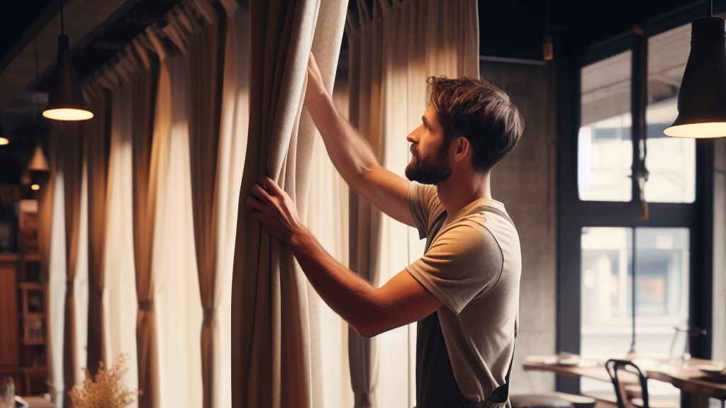 What kind of curtains do you put on French doors