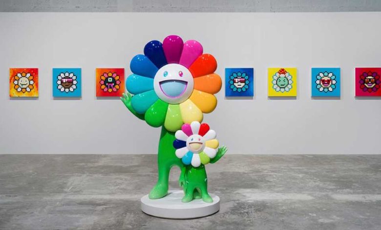 What is Takashi Murakami's most famous piece