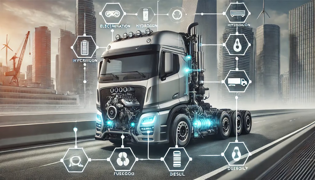 What are the different types of truck engines and their functions?