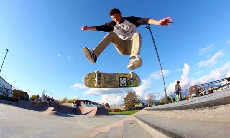 What is a laser flip in skateboarding