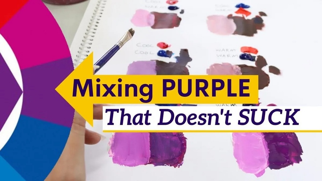 Which two colors make purple