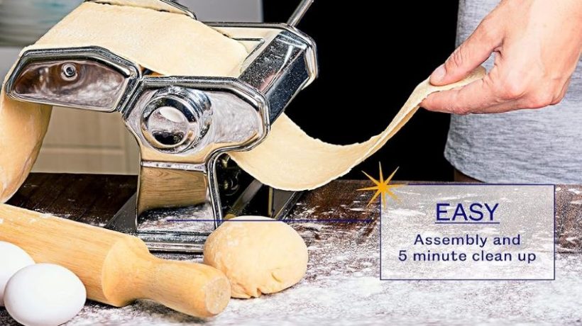 Nuvantee 2-in-1 Pasta Maker: 7 Adjustable Thickness Settings Tested