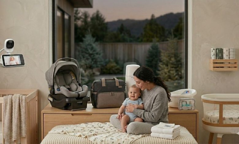 Affordable baby travel essentials packed for a family trip in 2026