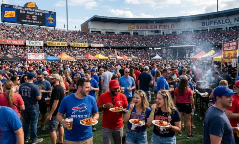 National Buffalo Wing Festival 2026 crowd at Sahlen Field Buffalo NY