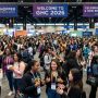Thousands of women and non-binary technologists networking at the Grace Hopper Celebration 2026 conference floor